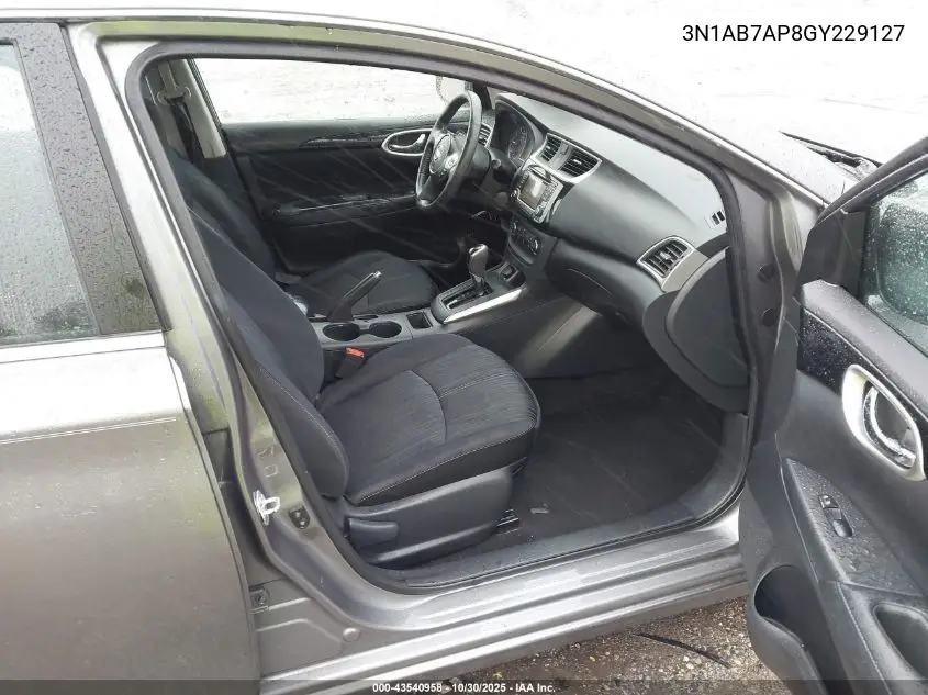 3N1AB7AP8GY229127 2016 Nissan Sentra Sv