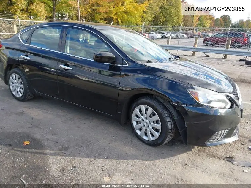 3N1AB7AP1GY293865 2016 Nissan Sentra S