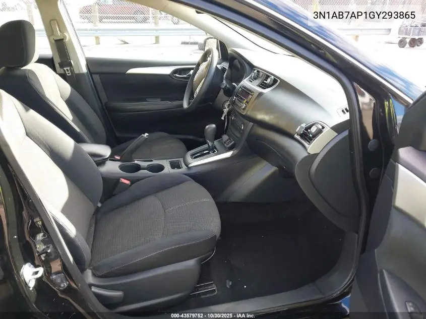 3N1AB7AP1GY293865 2016 Nissan Sentra S
