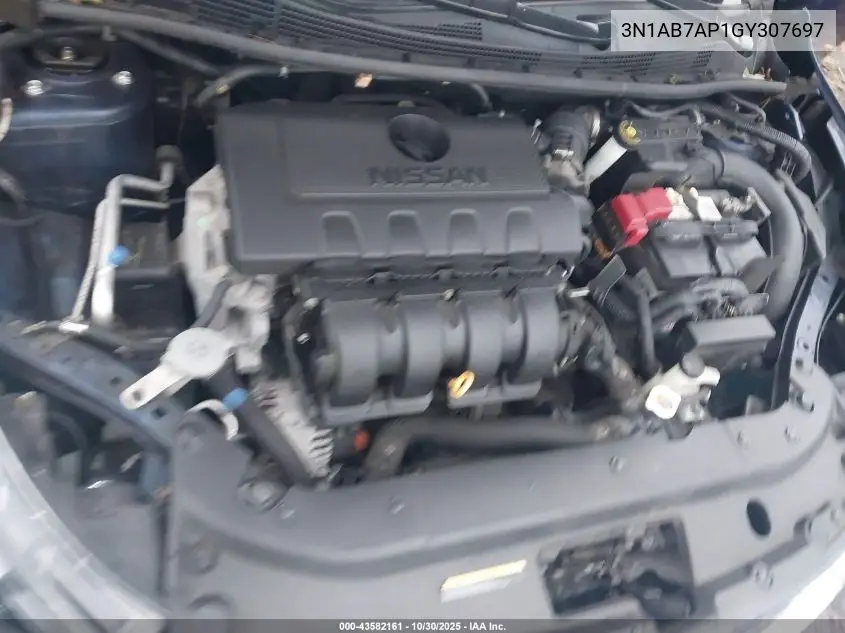 3N1AB7AP1GY307697 2016 Nissan Sentra Sv