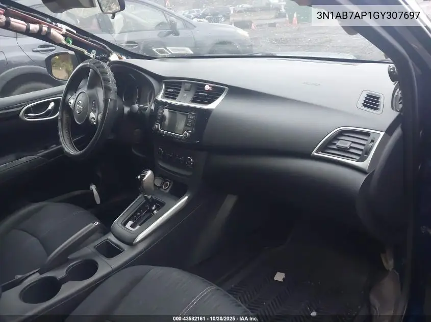 3N1AB7AP1GY307697 2016 Nissan Sentra Sv