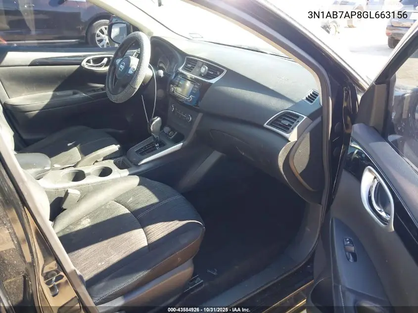 3N1AB7AP8GL663156 2016 Nissan Sentra Sv