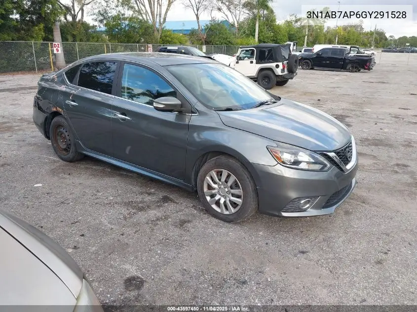 3N1AB7AP6GY291528 2016 Nissan Sentra Sr