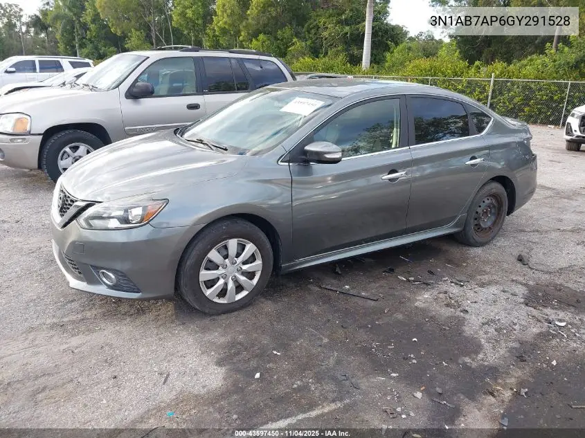 3N1AB7AP6GY291528 2016 Nissan Sentra Sr