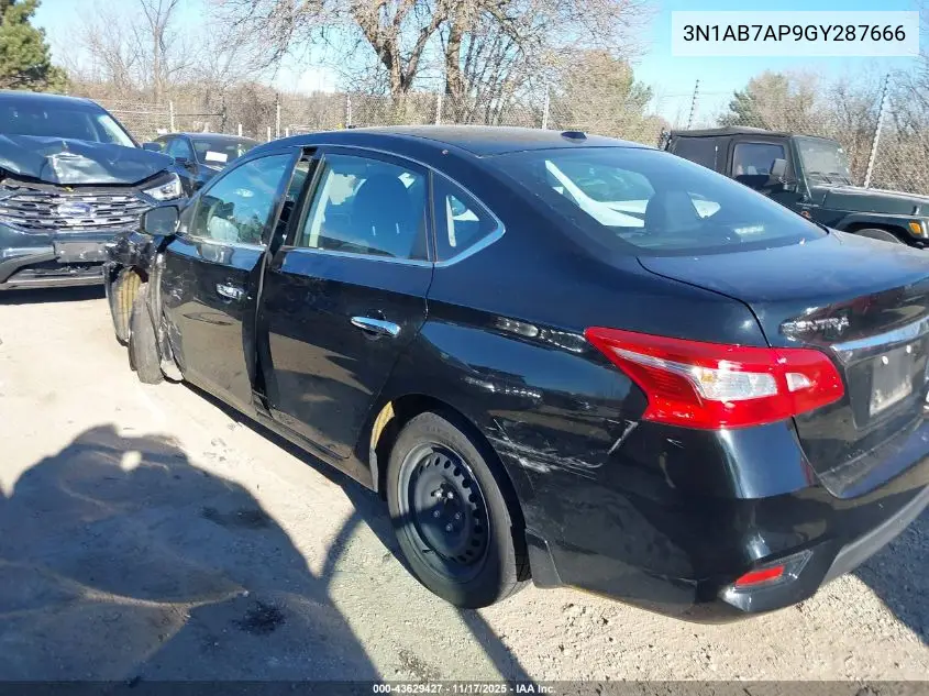 3N1AB7AP9GY287666 2016 Nissan Sentra Fe+ S/S/Sl/Sr/Sv