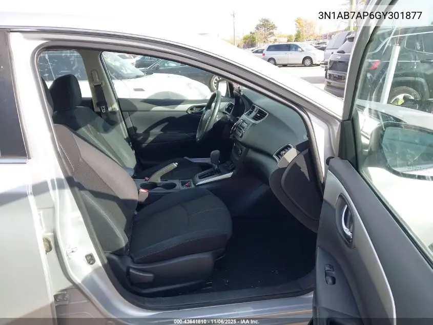 3N1AB7AP6GY301877 2016 Nissan Sentra S