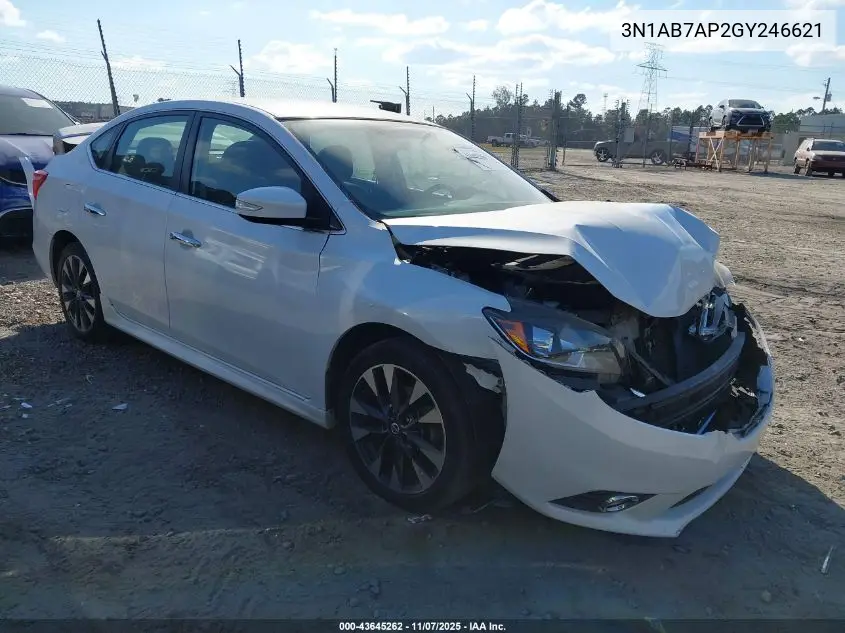 3N1AB7AP2GY246621 2016 Nissan Sentra Sr