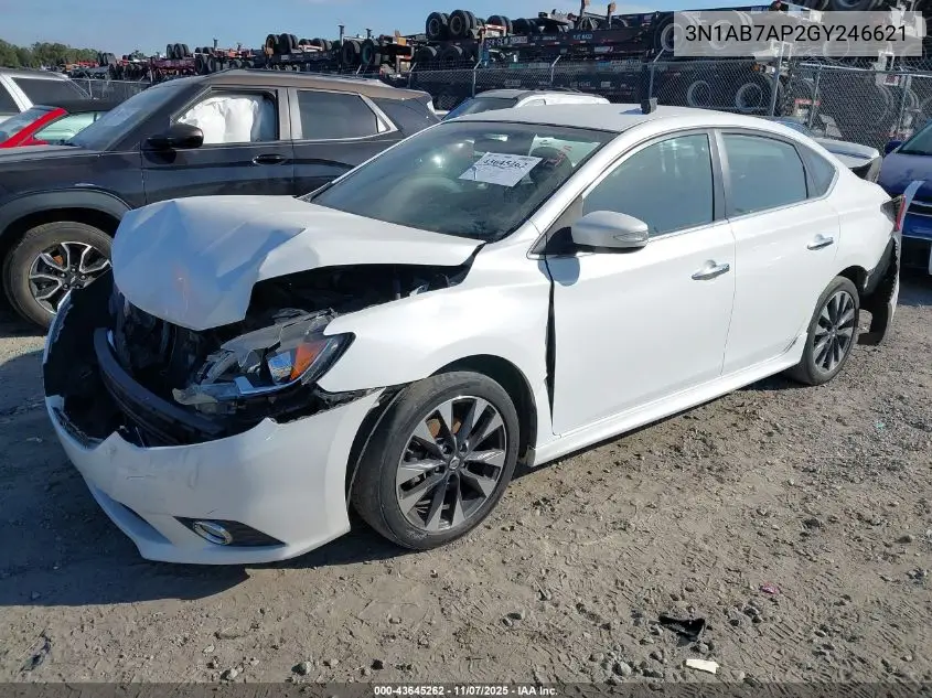 3N1AB7AP2GY246621 2016 Nissan Sentra Sr