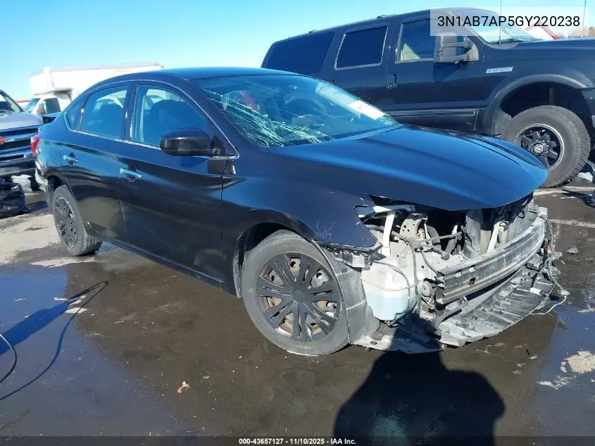3N1AB7AP5GY220238 2016 Nissan Sentra Fe+ S/S/Sl/Sr/Sv