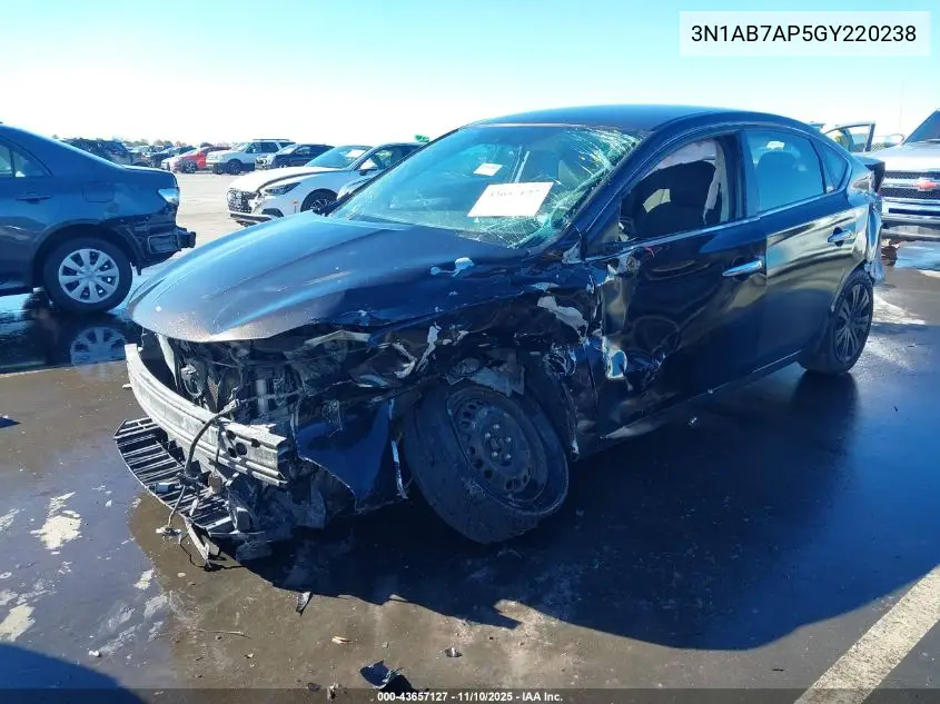 3N1AB7AP5GY220238 2016 Nissan Sentra Fe+ S/S/Sl/Sr/Sv