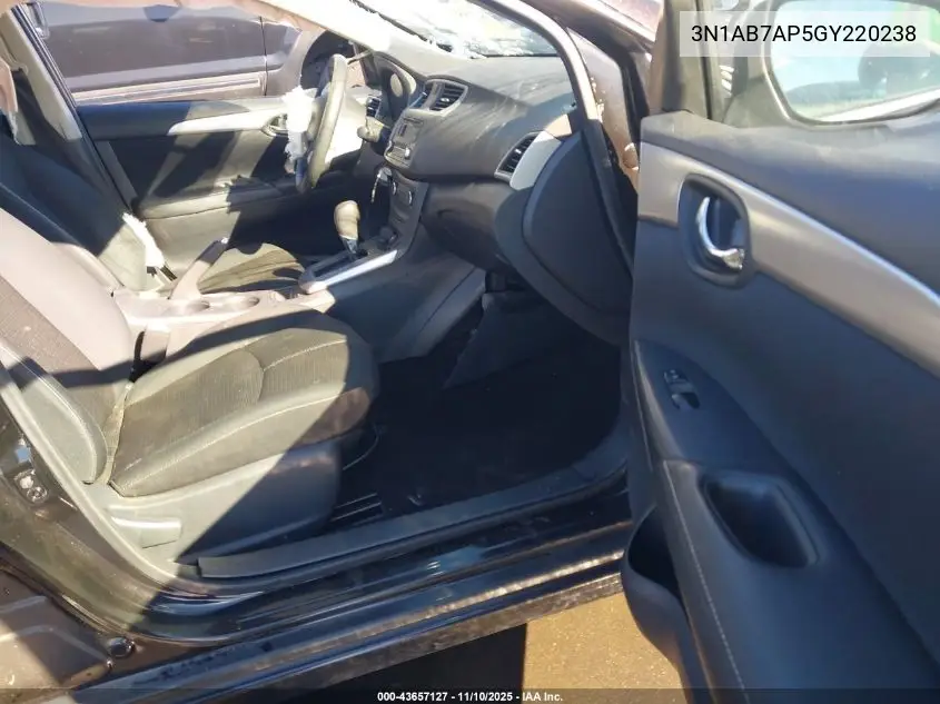 3N1AB7AP5GY220238 2016 Nissan Sentra Fe+ S/S/Sl/Sr/Sv