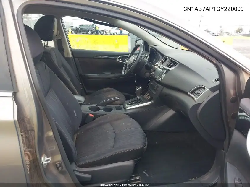 3N1AB7AP1GY220009 2016 Nissan Sentra Fe+ S/S/Sl/Sr/Sv