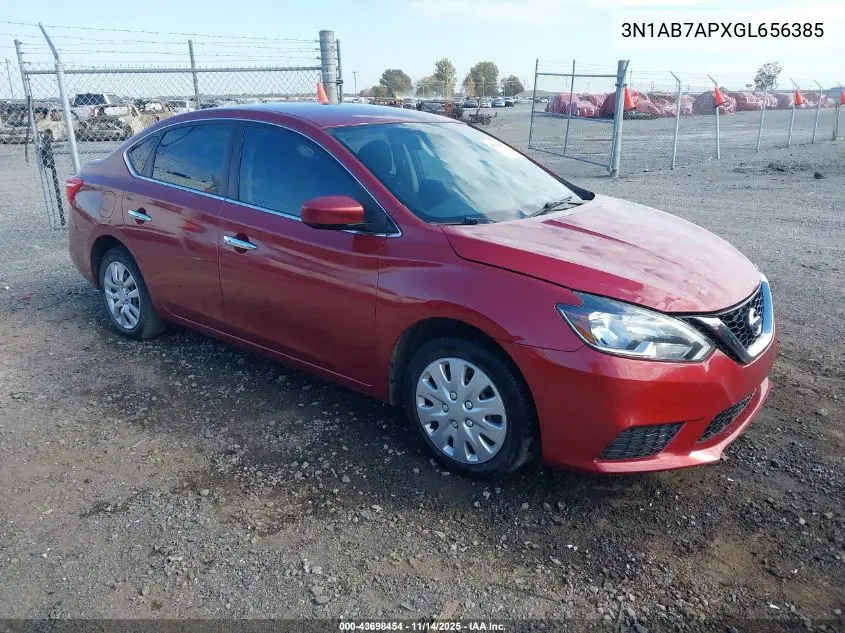 3N1AB7APXGL656385 2016 Nissan Sentra Fe+ S/S/Sl/Sr/Sv