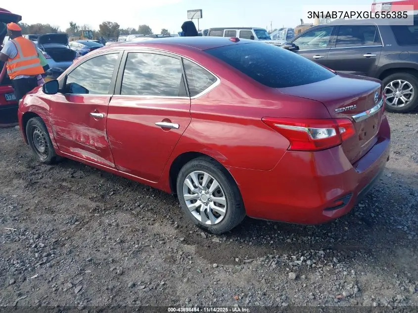 3N1AB7APXGL656385 2016 Nissan Sentra Fe+ S/S/Sl/Sr/Sv