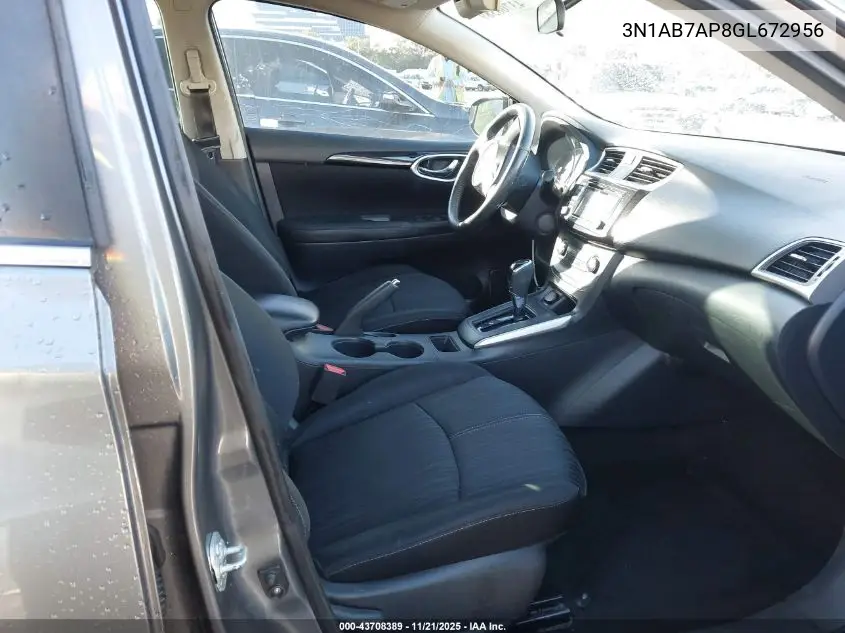 3N1AB7AP8GL672956 2016 Nissan Sentra Sv