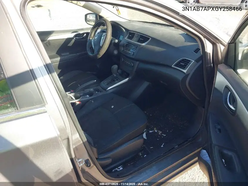 3N1AB7APXGY258466 2016 Nissan Sentra S