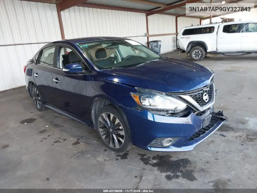 3N1AB7AP9GY327843 2016 Nissan Sentra Sr