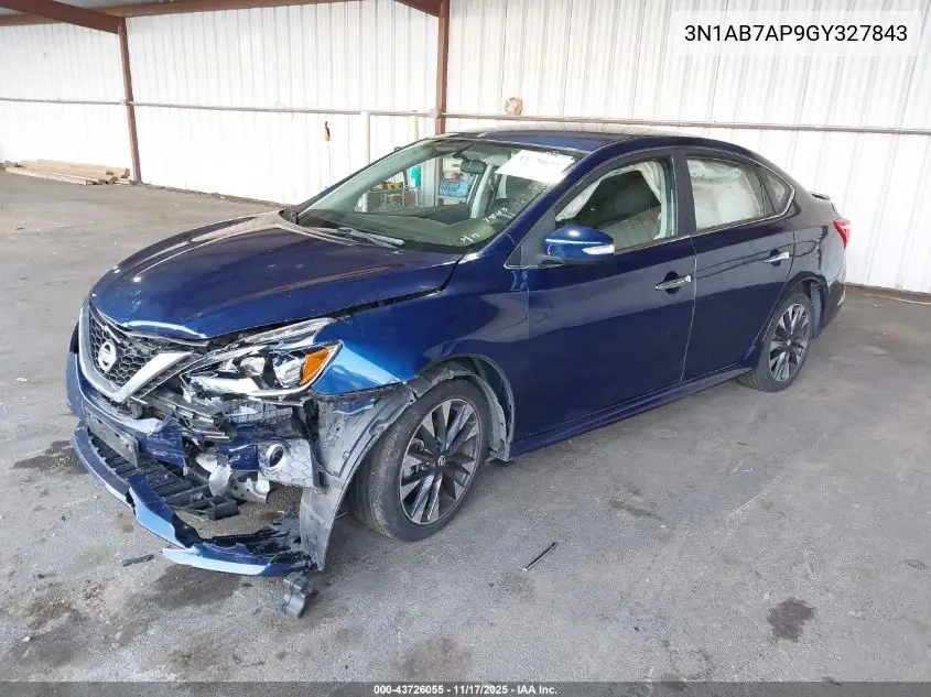 3N1AB7AP9GY327843 2016 Nissan Sentra Sr