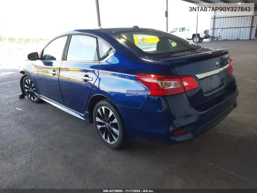 3N1AB7AP9GY327843 2016 Nissan Sentra Sr