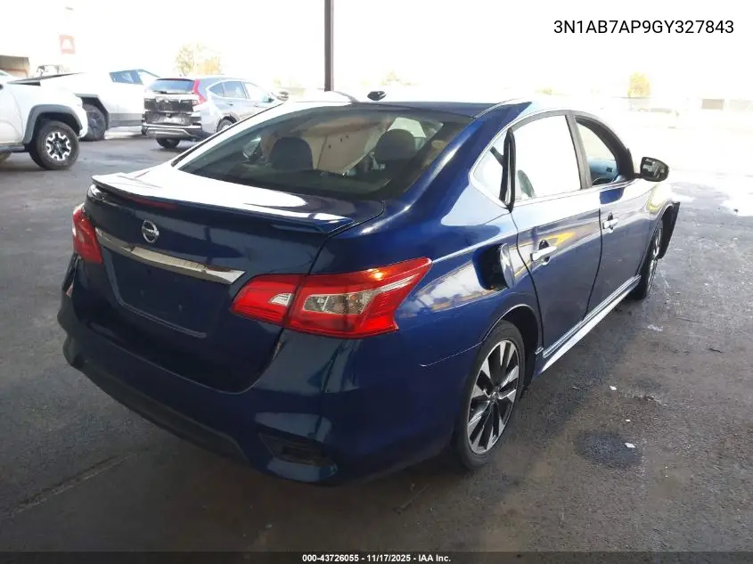 3N1AB7AP9GY327843 2016 Nissan Sentra Sr