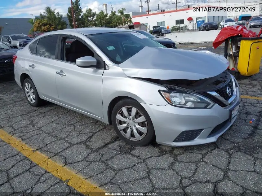 3N1AB7AP9GY272049 2016 Nissan Sentra S
