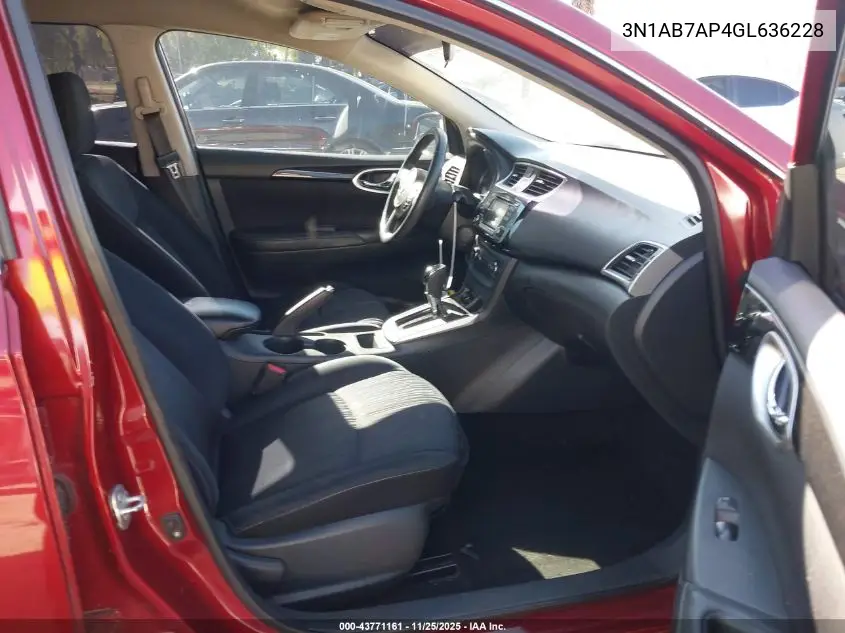 3N1AB7AP4GL636228 2016 Nissan Sentra Fe+ S/S/Sl/Sr/Sv