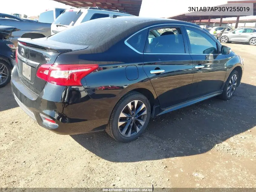 3N1AB7AP3GY255019 2016 Nissan Sentra Sr