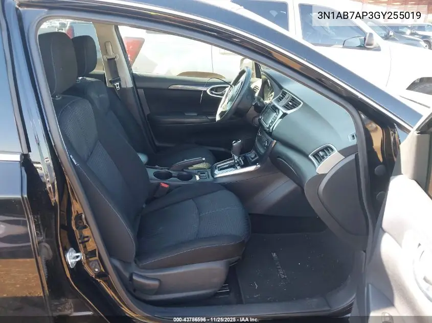 3N1AB7AP3GY255019 2016 Nissan Sentra Sr