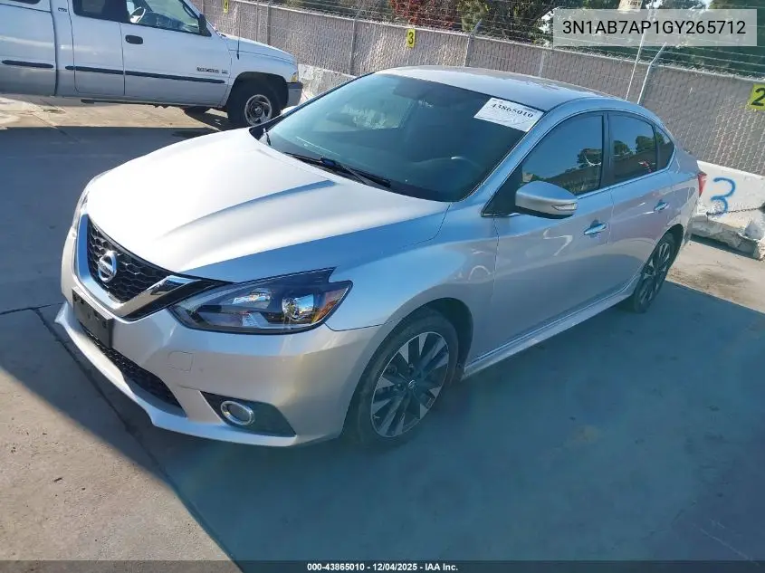 3N1AB7AP1GY265712 2016 Nissan Sentra Fe+ S/S/Sl/Sr/Sv