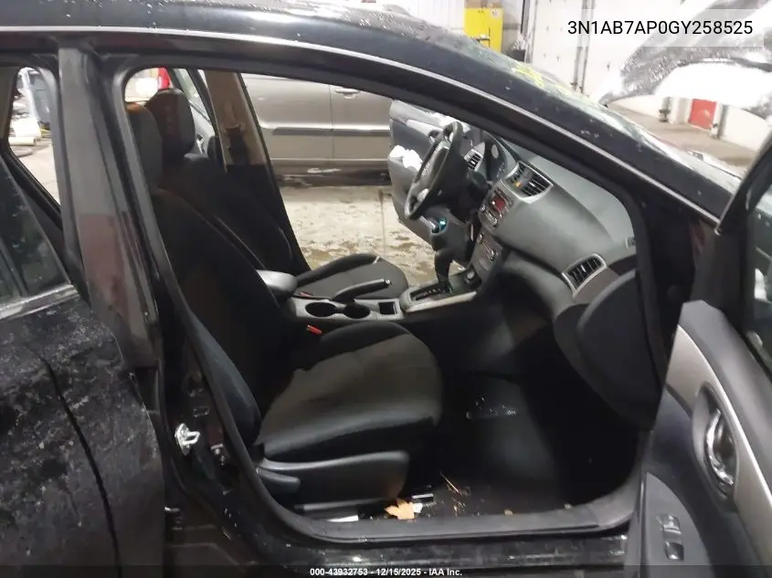 3N1AB7AP0GY258525 2016 Nissan Sentra S