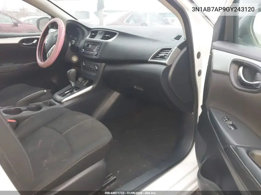 3N1AB7AP9GY243120 2016 Nissan Sentra S