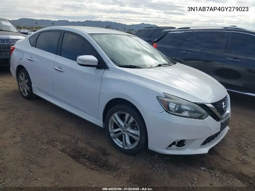 3N1AB7AP4GY279023 2016 Nissan Sentra Sr