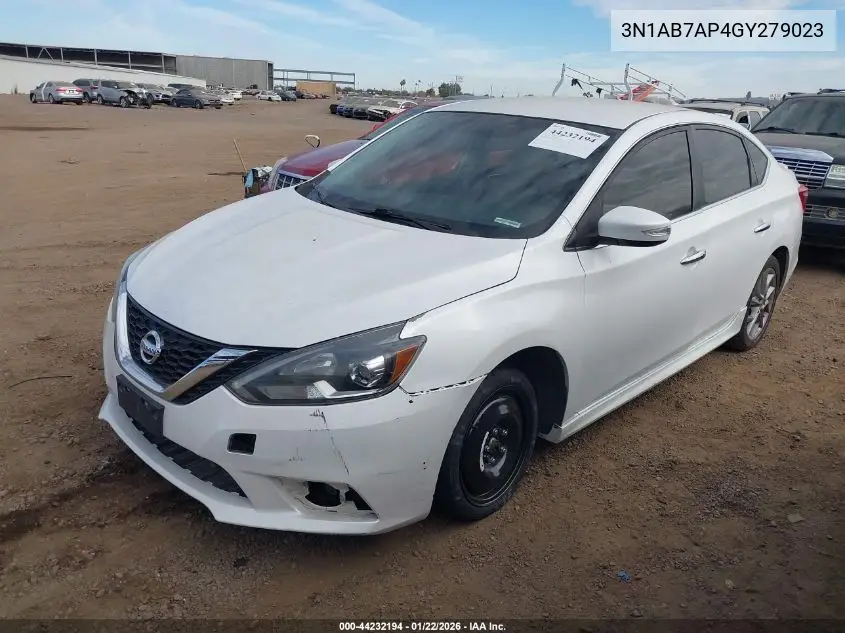 3N1AB7AP4GY279023 2016 Nissan Sentra Sr
