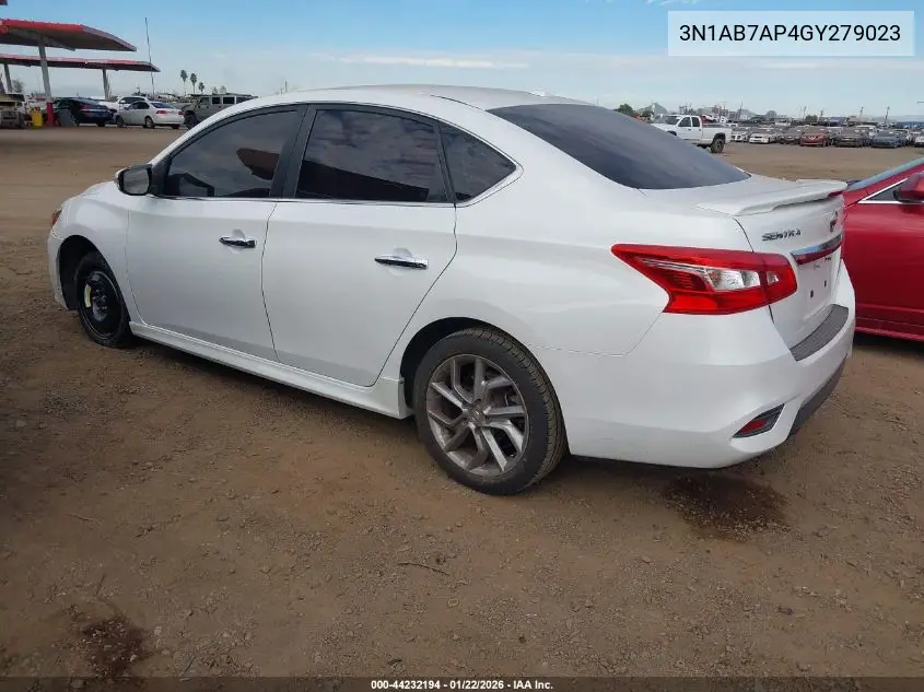 3N1AB7AP4GY279023 2016 Nissan Sentra Sr