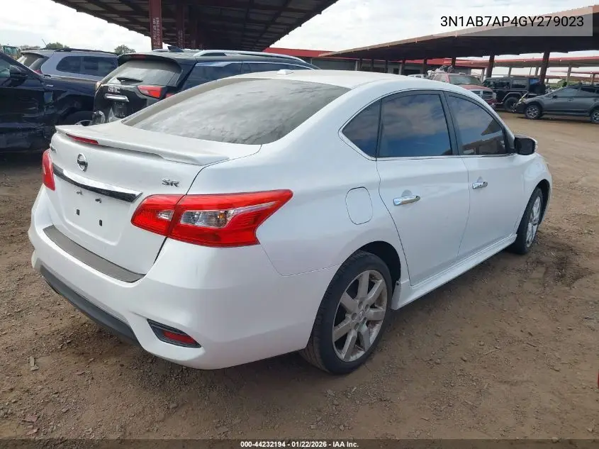 3N1AB7AP4GY279023 2016 Nissan Sentra Sr