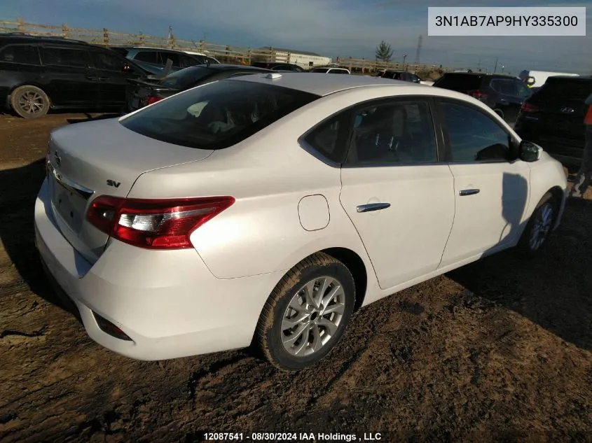 2017 Nissan Sentra VIN: 3N1AB7AP9HY335300 Lot: 12087541