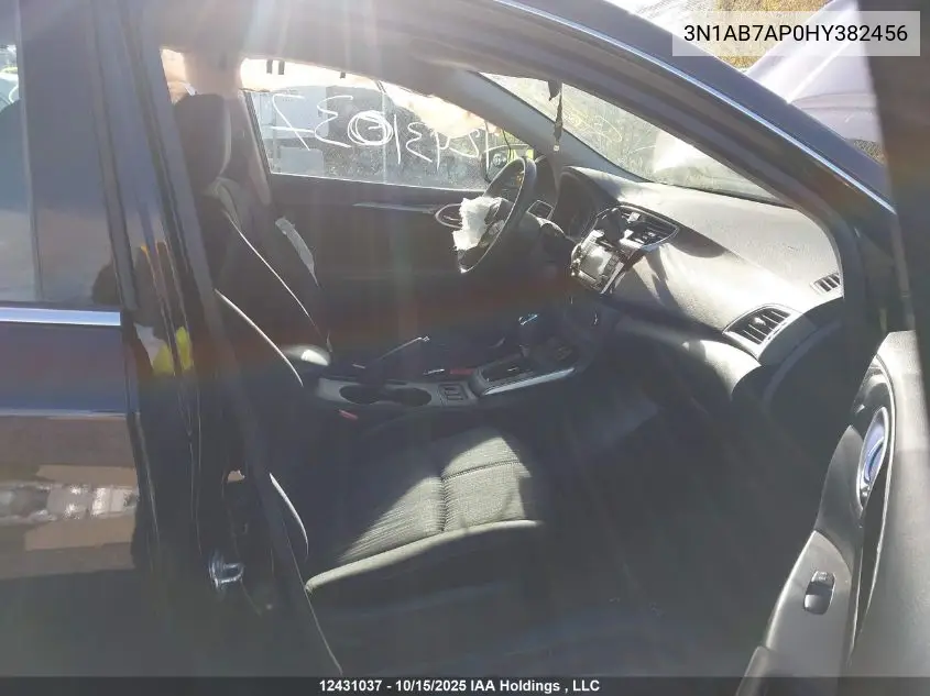 3N1AB7AP0HY382456 2017 Nissan Sentra 1.8 S/1.8 Sl/1.8 Sv