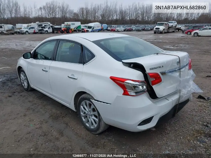 3N1AB7APXHL682860 2017 Nissan Sentra 1.8 S/1.8 Sl/1.8 Sv