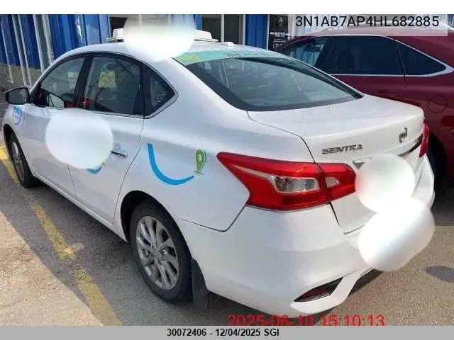 3N1AB7AP4HL682885 2017 Nissan Sentra S/Sv/Sr/Sl
