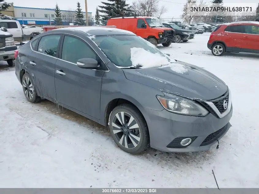 3N1AB7AP9HL638171 2017 Nissan Sentra S/Sv/Sr/Sl