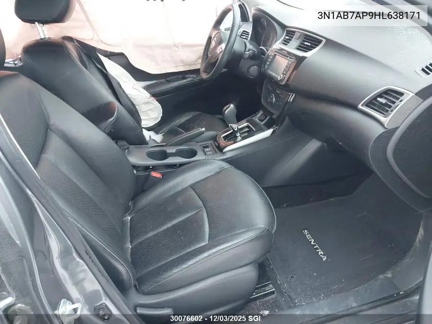 3N1AB7AP9HL638171 2017 Nissan Sentra S/Sv/Sr/Sl
