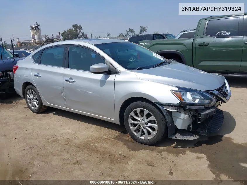 3N1AB7AP9HY319324 2017 Nissan Sentra Sv