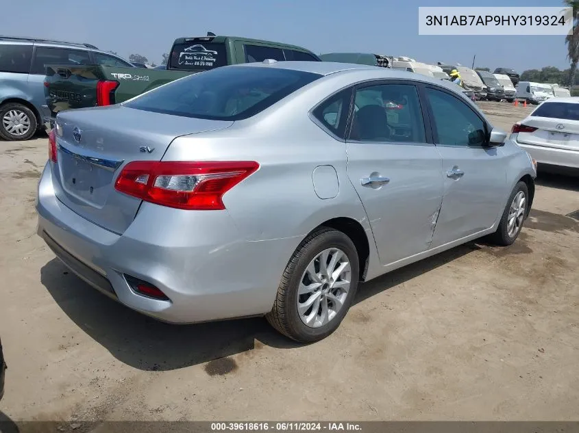 3N1AB7AP9HY319324 2017 Nissan Sentra Sv