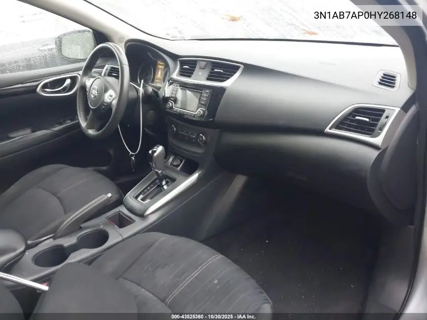 3N1AB7AP0HY268148 2017 Nissan Sentra Sv