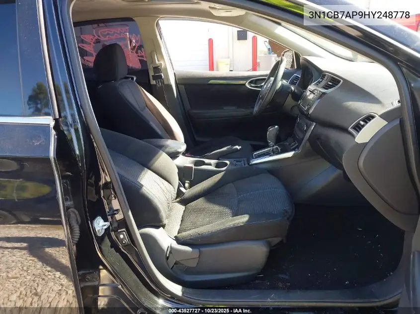 3N1CB7AP9HY248778 2017 Nissan Sentra Sr Turbo