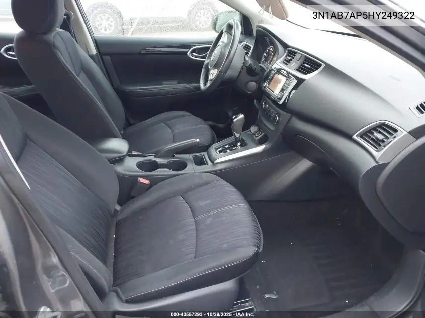 3N1AB7AP5HY249322 2017 Nissan Sentra Sv