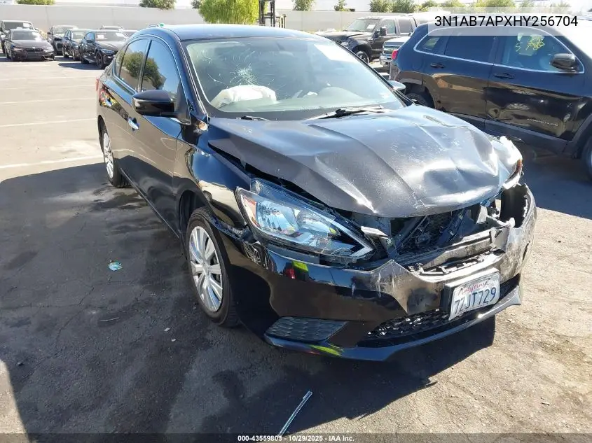 3N1AB7APXHY256704 2017 Nissan Sentra S