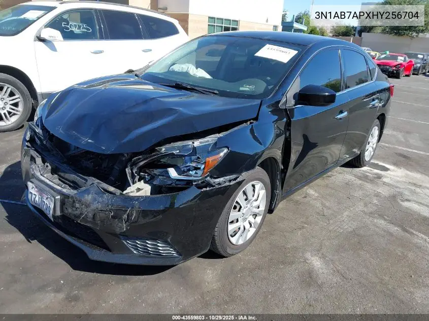 3N1AB7APXHY256704 2017 Nissan Sentra S