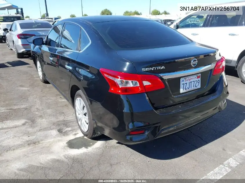 3N1AB7APXHY256704 2017 Nissan Sentra S