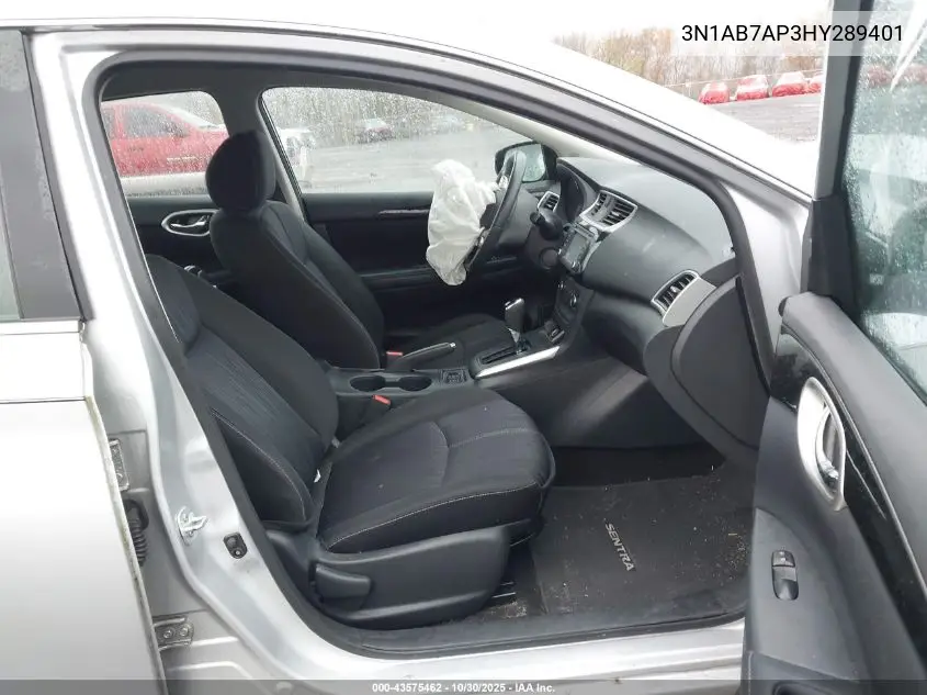 3N1AB7AP3HY289401 2017 Nissan Sentra Sv